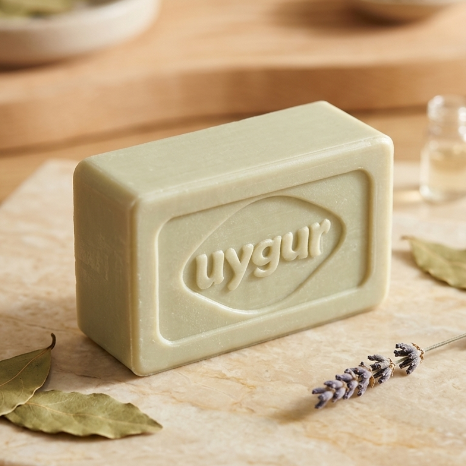 UYGUR Premium Sabun Ambalaj Görünümü